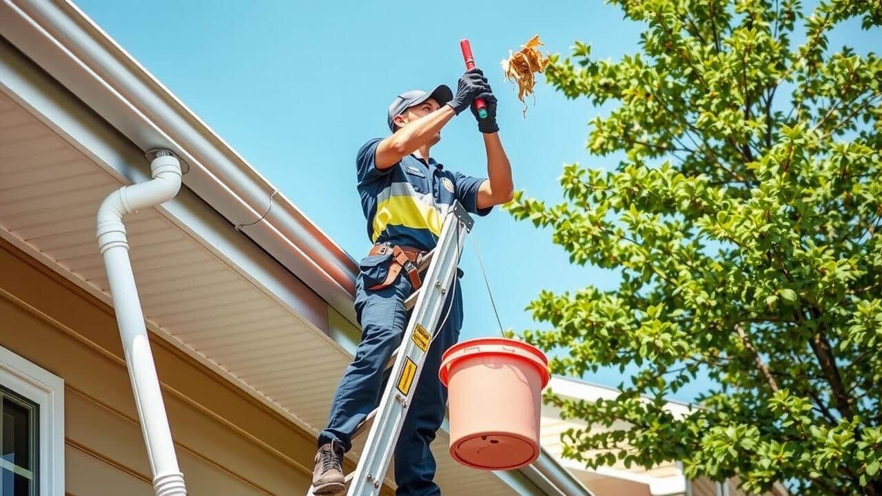 How much do most people charge to clean gutters?